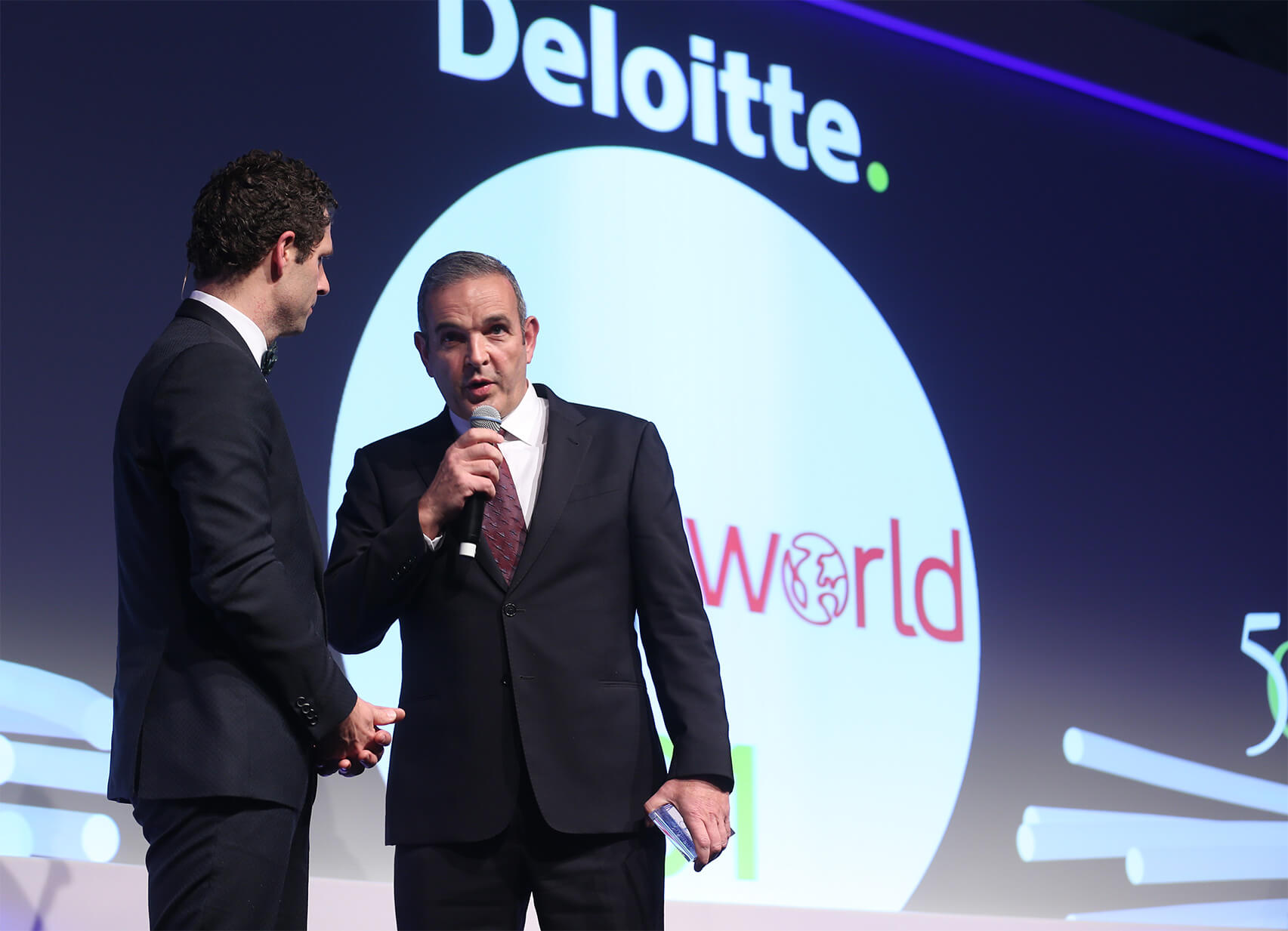 Global eCommerce platform eShopWorld CEO Tommy Kelly at Deloitte Fast 50 Awards