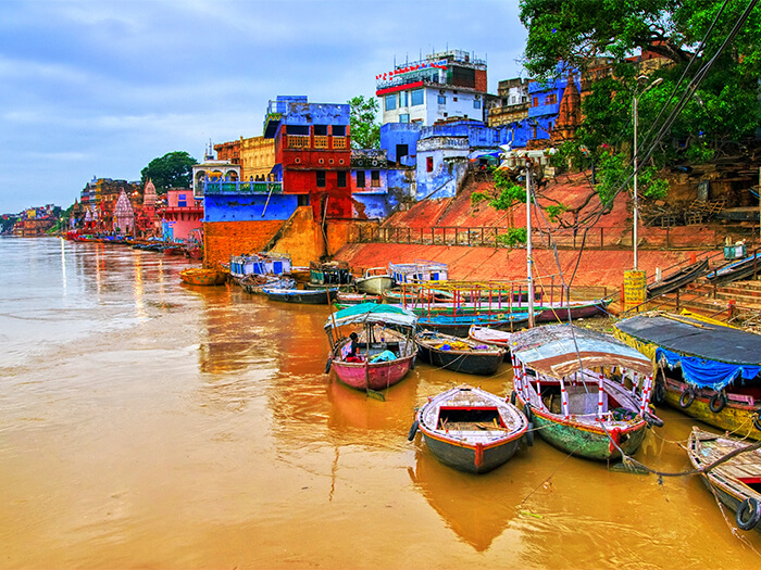 View of Varanasi on river Ganges, Indian ecommerce insights View of Varanasi on river Ganges, Indian ecommerce insights