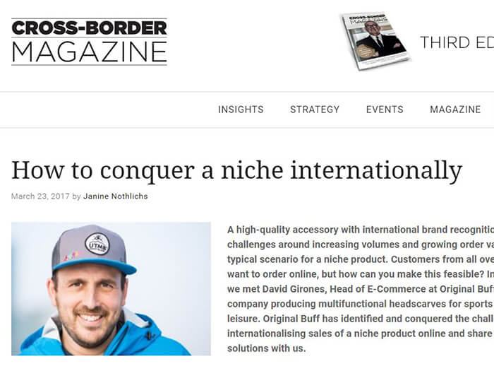 Cross-border magazdine le buff and eShopWorld