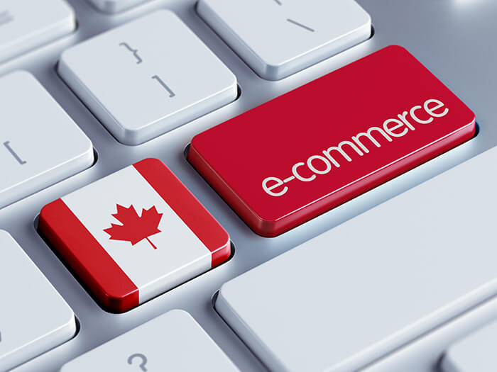Canada E-Commerce Concept Canada NAFTA Deal